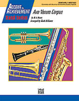 Ave Verum Corpus Concert Band sheet music cover